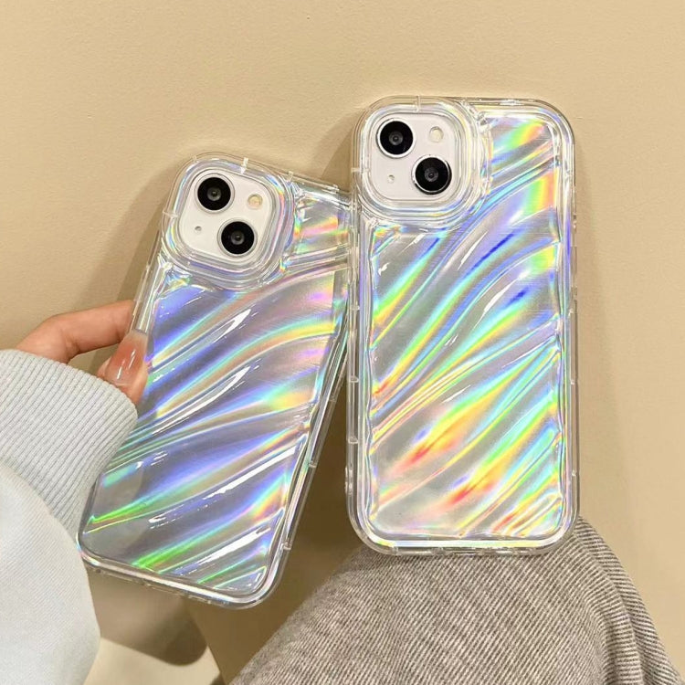 For iPhone 13 Laser Sequin Waves TPU Phone Case(Transparent) - free shipping - PMC TechLife - Order now!