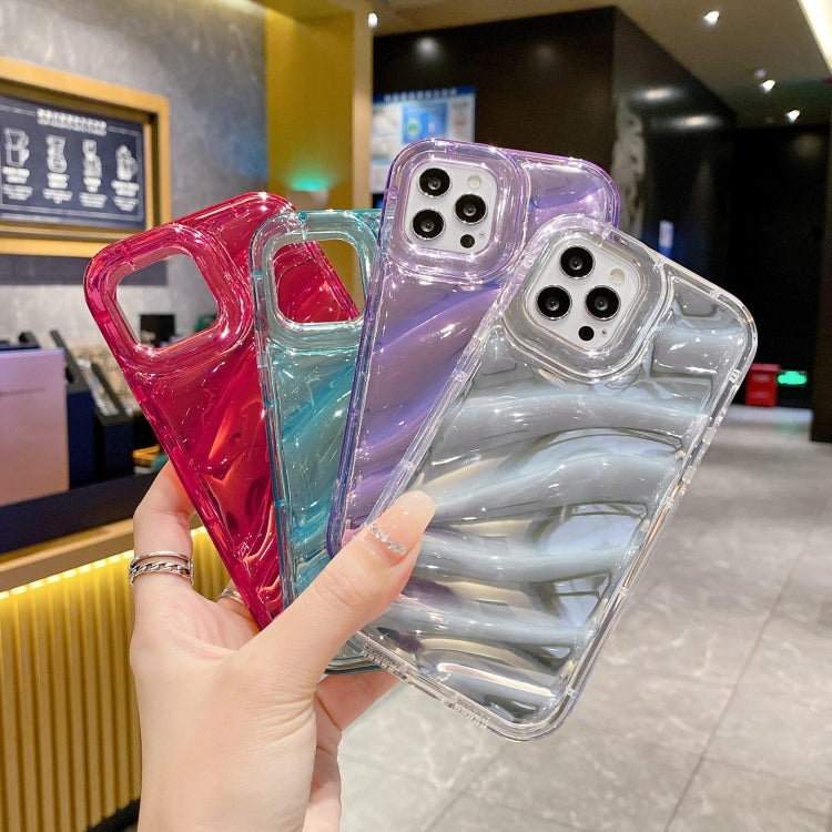 For iPhone 14 Pro Laser Sequin Waves TPU Phone Case(Red) - free shipping - PMC TechLife - Order now!