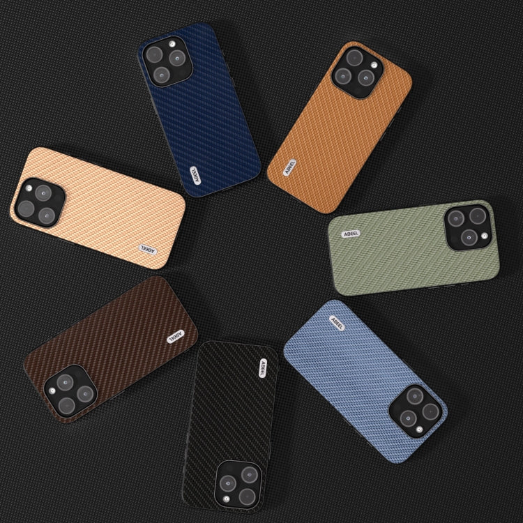 For iPhone 15 Pro ABEEL Carbon Fiber Texture Protective Phone Case(Black) - free shipping - PMC TechLife - Order now!