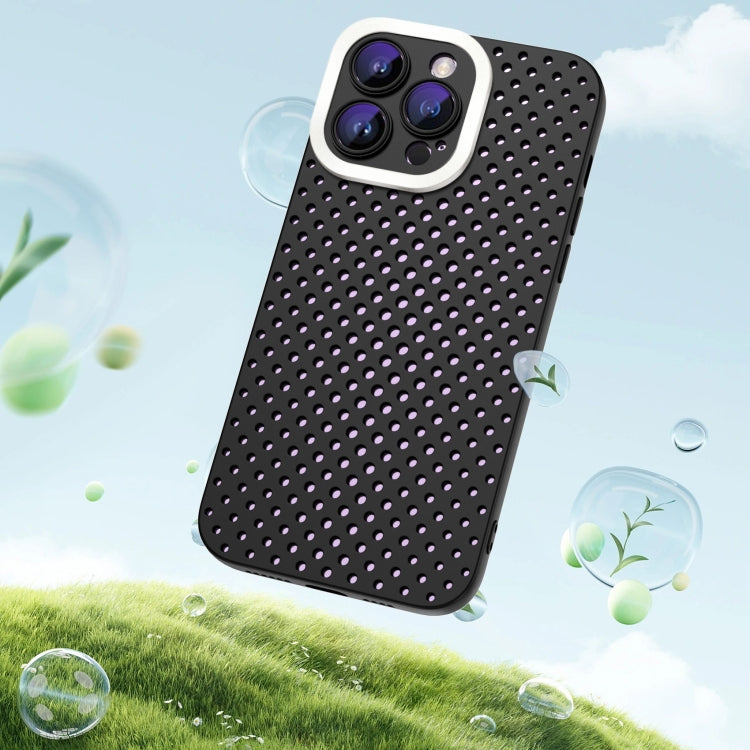 For iPhone 11 Pro Hollow Heat Dissipation TPU Phone Case(Black) - free shipping - PMC TechLife - Order now!