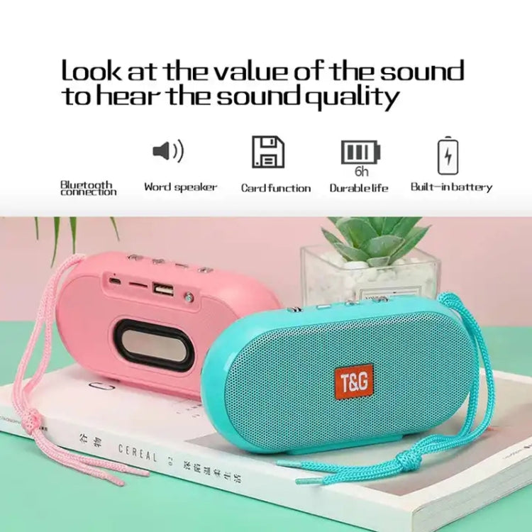 T&G TG179 Outdoor Multifunctional Wireless Bluetooth Speaker Support USB / TF / FM(Pink) - Mini Speaker by T&G | Online Shopping South Africa | PMC TechLife | Buy Now Pay Later Mobicred