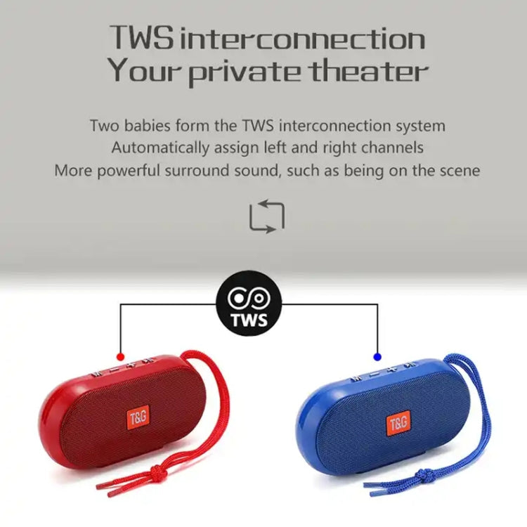 T&G TG179 Outdoor Multifunctional Wireless Bluetooth Speaker Support USB / TF / FM(Pink) - Mini Speaker by T&G | Online Shopping South Africa | PMC TechLife | Buy Now Pay Later Mobicred