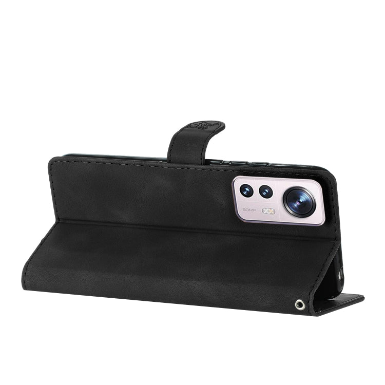 For Xiaomi 12 Pro Flower Butterfly Embossing Pattern Leather Phone Case(Black) - free shipping - PMC TechLife - Order now!