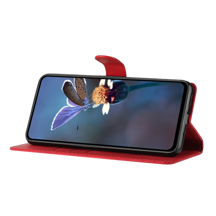 For Xiaomi Redmi Note 11 Pro 5G Global Flower Butterfly Embossing Pattern Leather Phone Case(Red) - free shipping - PMC TechLife - Order now!