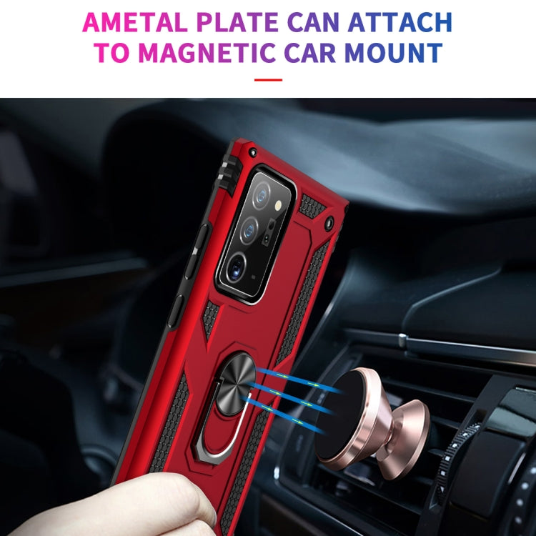 For Samsung Galaxy Note 20+ 5G Shockproof TPU + PC Protective Case with 360 Degree Rotating Holder(Black) - free shipping - PMC TechLife - Order now!