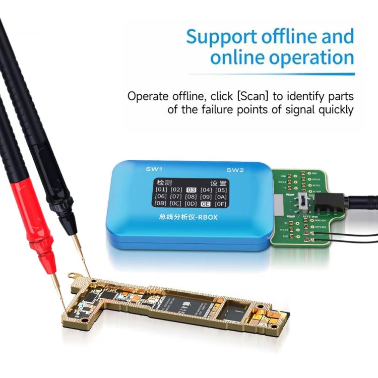 JCID Rbox Bus Analyzer for iPhone and Android Signal Faults Detection - free shipping - PMC TechLife - Order now!