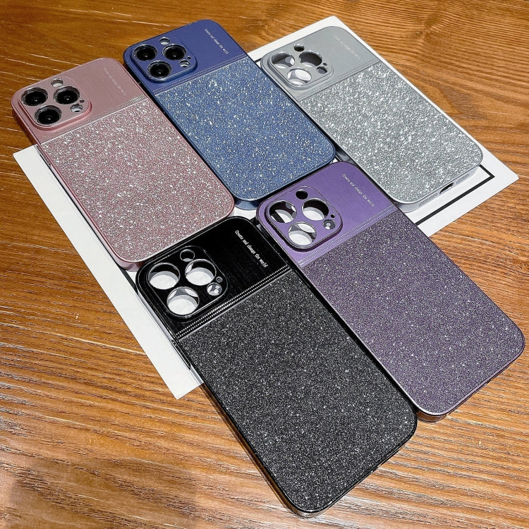 For iPhone 14 Plus Metallic Glitter Powder Shockproof Phone Case(Grey) - free shipping - PMC TechLife - Order now!