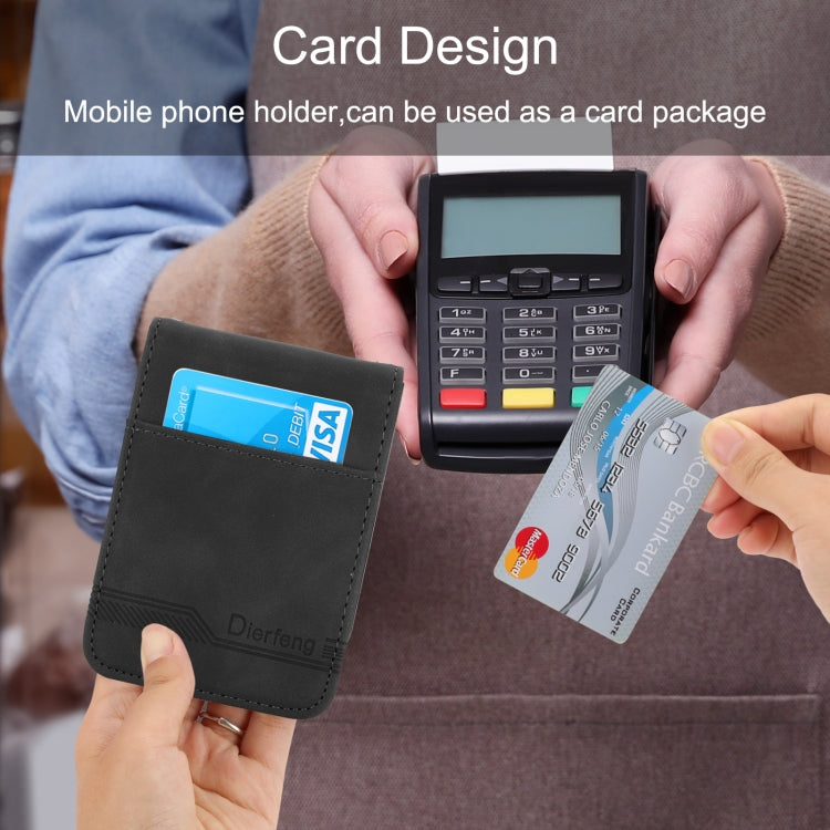 For Samsung Galaxy Z Flip5 Dierfeng Dream Line TPU + PU Leather Phone Case(Black) - free shipping - PMC TechLife - Order now!