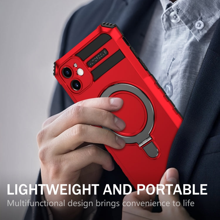For iPhone 11 MagSafe Magnetic Holder Phone Case(Red) - free shipping - PMC TechLife - Order now!