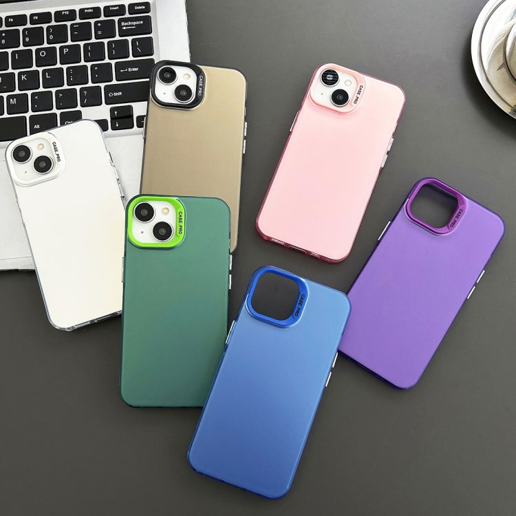 For iPhone 14 Pro Max Semi Transparent Frosted PC Phone Case(Brown) - free shipping - PMC TechLife - Order now!