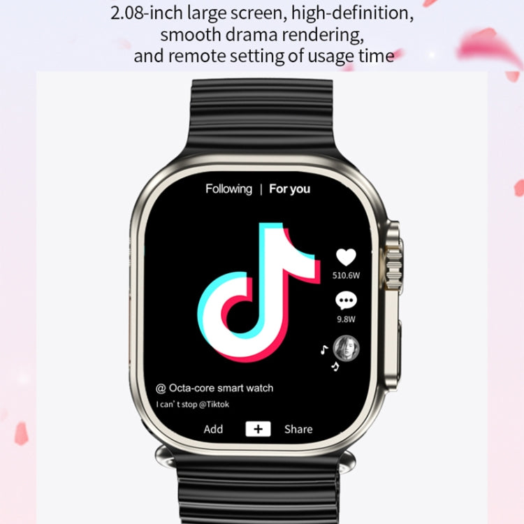 GS29 2.08 inch IP67 Waterproof 4G Android 9.0 Smart Watch Support AI Video Call / GPS, Specification:4G+64G(Gold) - Android Watch by PMC TechLife | Online Shopping South Africa | PMC TechLife