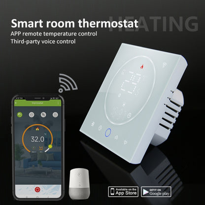 BHT-008GBLW 95-240V AC 16A Smart Home Electric Heating LED Thermostat With WiFi(Black) - Thermostat & Thermometer by PMC Jewellery | Online Shopping South Africa | PMC Jewellery