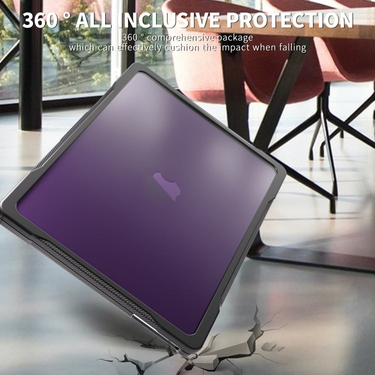 For MacBook Air 13.6 inch A2681 2022 / M3 2024 A3113 / M4 2025 A3240 Translucent Laptop Protective Case(Purple) - free shipping - PMC TechLife - Order now!