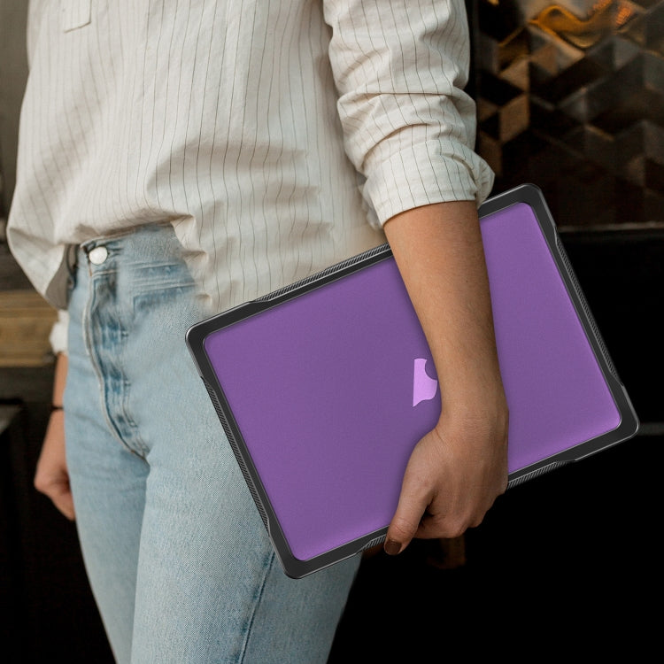For MacBook Air 13.6 inch A2681 2022 / M3 2024 A3113 / M4 2025 A3240 Translucent Laptop Protective Case(Purple) - free shipping - PMC TechLife - Order now!