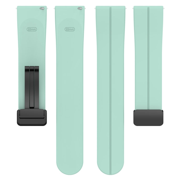 For Huawei Watch 4 / Watch 4 Pro Folding Buckle Silicone Watch Band(Teal) - Watch Bands by PMC TechLife | Online Shopping South Africa | PMC TechLife