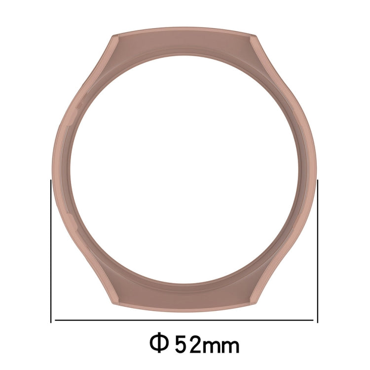 For Huawei Watch 4 Pro Half Coverage Hollowed Watch Protective Case + Hydrogel Film Set(Transparent White) - Watch Cases by PMC TechLife | Online Shopping South Africa | PMC TechLife