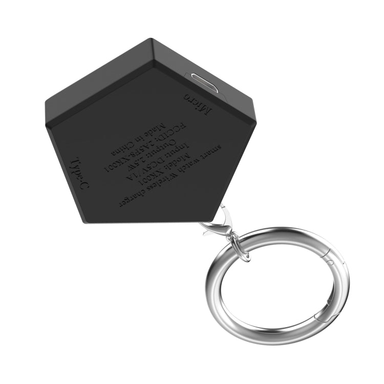 For Huawei Watch 4 / Watch 4 Pro Portable Universal Smart Watch Charger, Port:Micro USB(Black) - Charger by PMC TechLife | Online Shopping South Africa | PMC TechLife