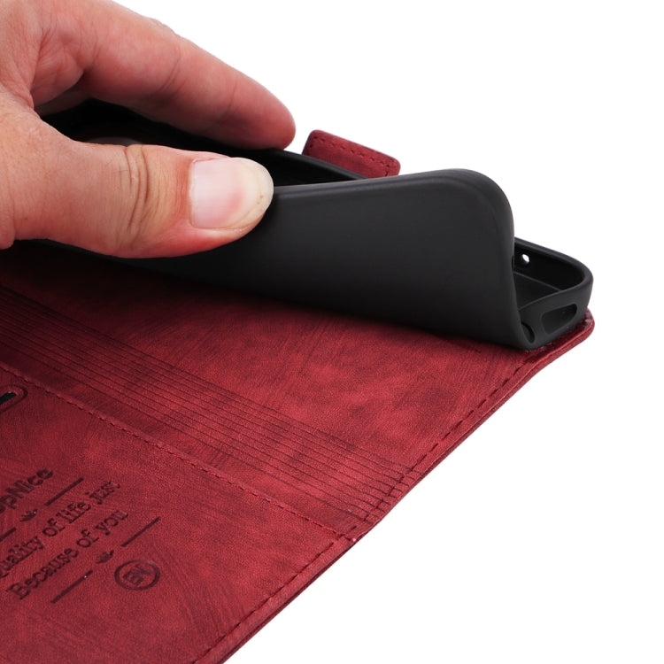 For Xiaomi Redmi Note 12 4G Global BETOPNICE Dual-side Buckle Leather Phone Case(Red) - free shipping - PMC TechLife - Order now!