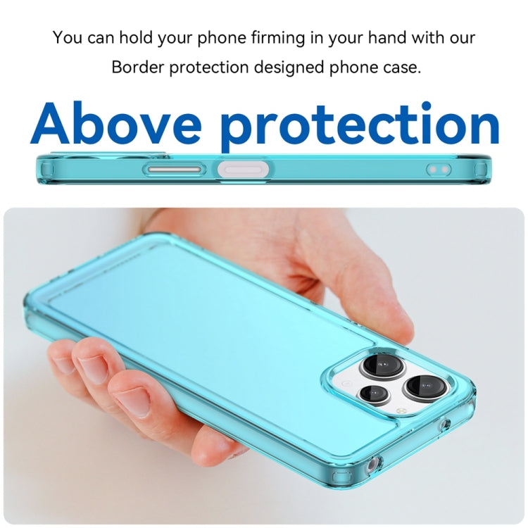 For Xiaomi Redmi 12 Candy Series TPU Phone Case(Transparent Blue) - free shipping - PMC TechLife - Order now!