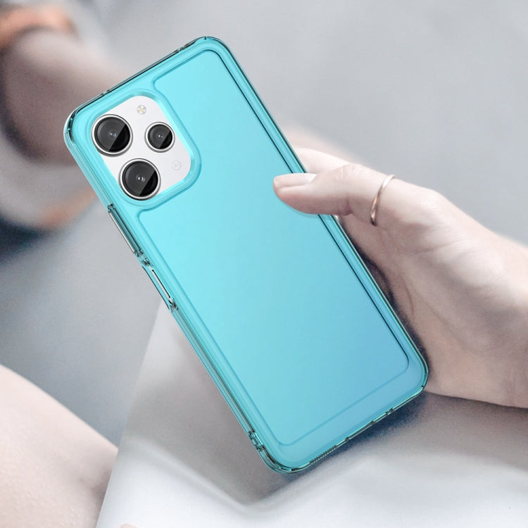 For Xiaomi Redmi 12 Candy Series TPU Phone Case(Transparent Blue) - free shipping - PMC TechLife - Order now!