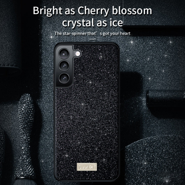 For Samsung Galaxy S23+ 5G SULADA Glittery TPU Hybrid Handmade Leather Phone Case(Red) - Galaxy S23+ 5G Cases by SULADA | Online Shopping South Africa | PMC TechLife | Buy Now Pay Later Mobicred