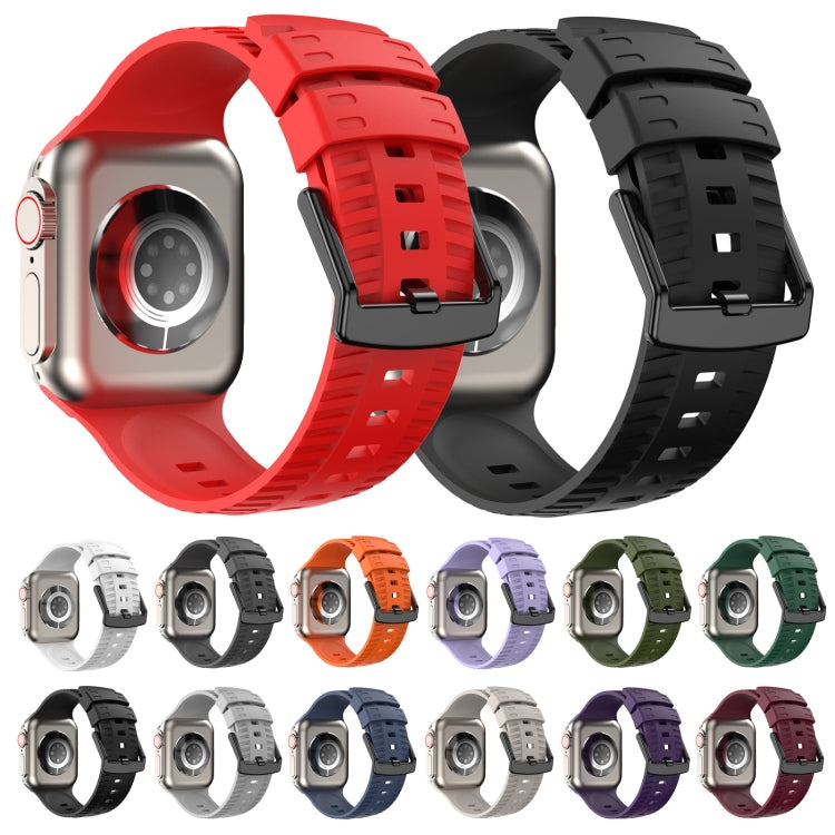 Tire Texture Silicone Watch Band For Apple Watch Ultra 2 49mm(White) - free shipping - PMC TechLife - Order now!