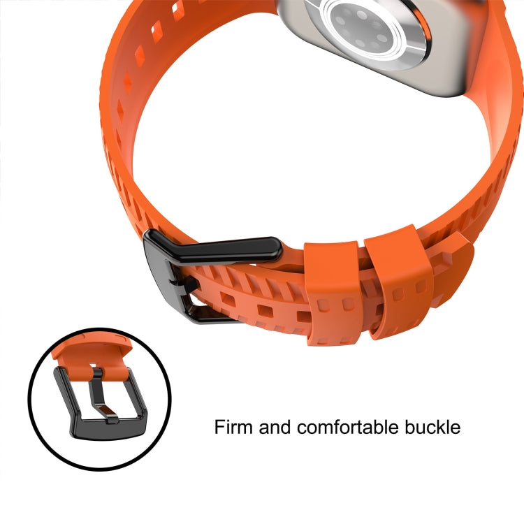Tire Texture Silicone Watch Band For Apple Watch Ultra 2 49mm(White) - free shipping - PMC TechLife - Order now!