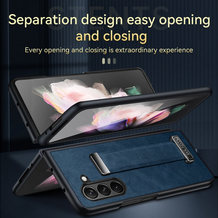 For Samsung Galaxy Z Fold5 SULADA PC + Leather Texture Skin Feel Shockproof Phone Case(Green) - free shipping - PMC TechLife - Order now!