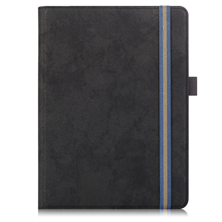 For 9-11 inch Marble Cloth Texture Horizontal Flip Universal Tablet PC Leather Case with Pen Slot & Holder(Black) - 10 - 11 inch by PMC TechLife | Online Shopping South Africa | PMC TechLife | Buy Now Pay Later Mobicred