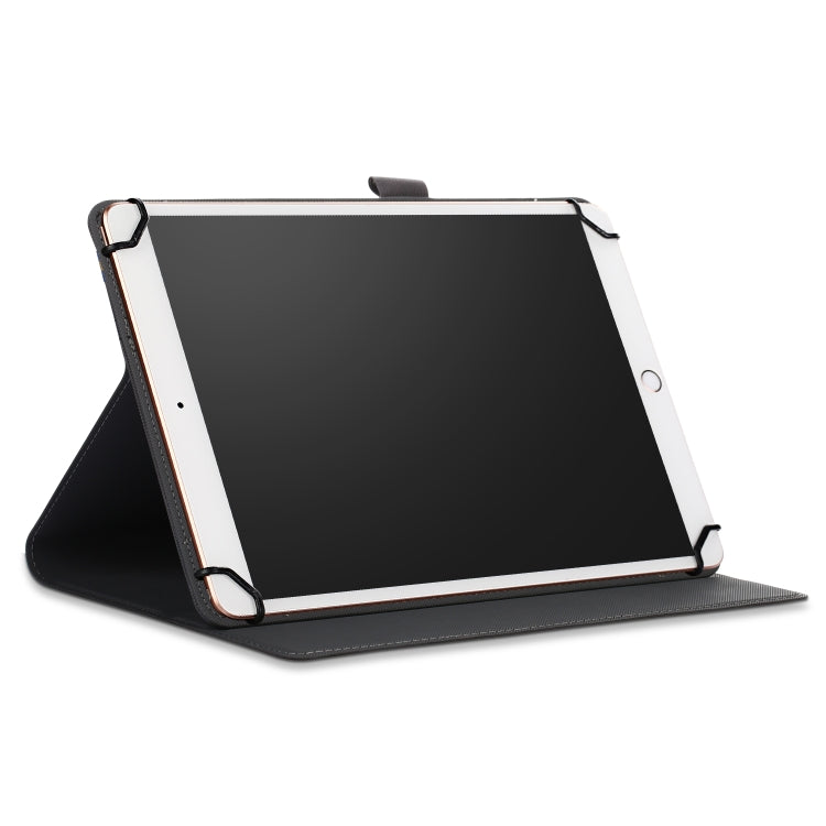 For 9-11 inch Marble Cloth Texture Horizontal Flip Universal Tablet PC Leather Case with Pen Slot & Holder(Black) - 10 - 11 inch by PMC TechLife | Online Shopping South Africa | PMC TechLife | Buy Now Pay Later Mobicred
