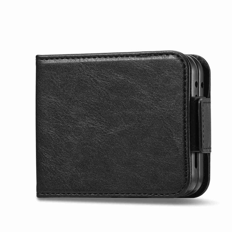 For Samsung Galaxy Z Flip5 LC.IMEEKE RFID Anti-theft Leather Phone Case(Black) - free shipping - PMC TechLife - Order now!