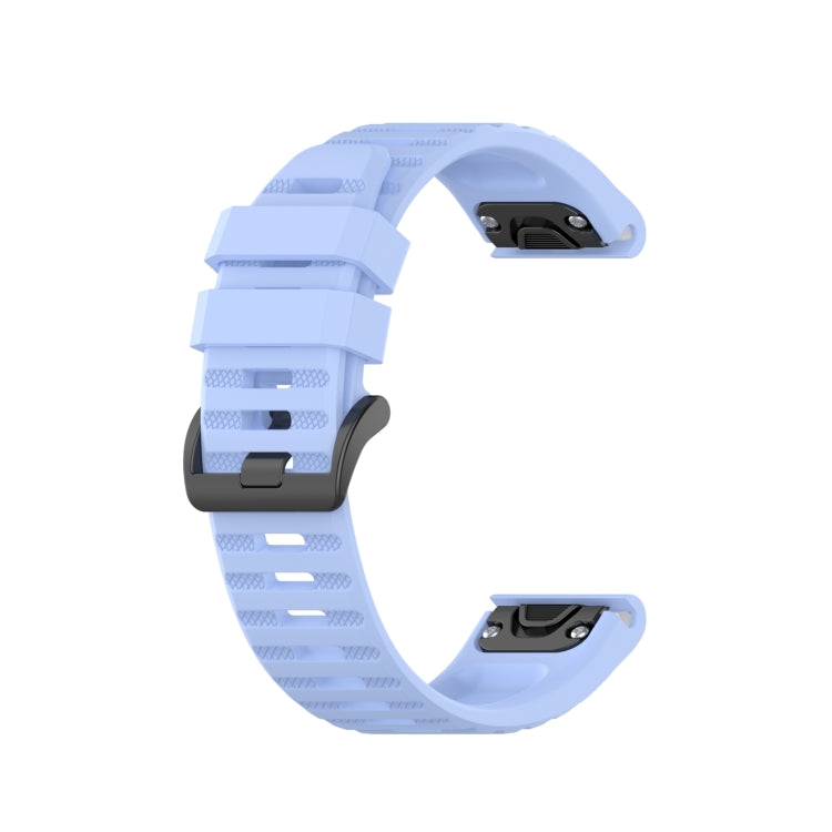 Compatible with Garmin Fenix 7 Pro 47mm Sports Silicone Watch Band(Light Blue) - free shipping - PMC TechLife - Order now!