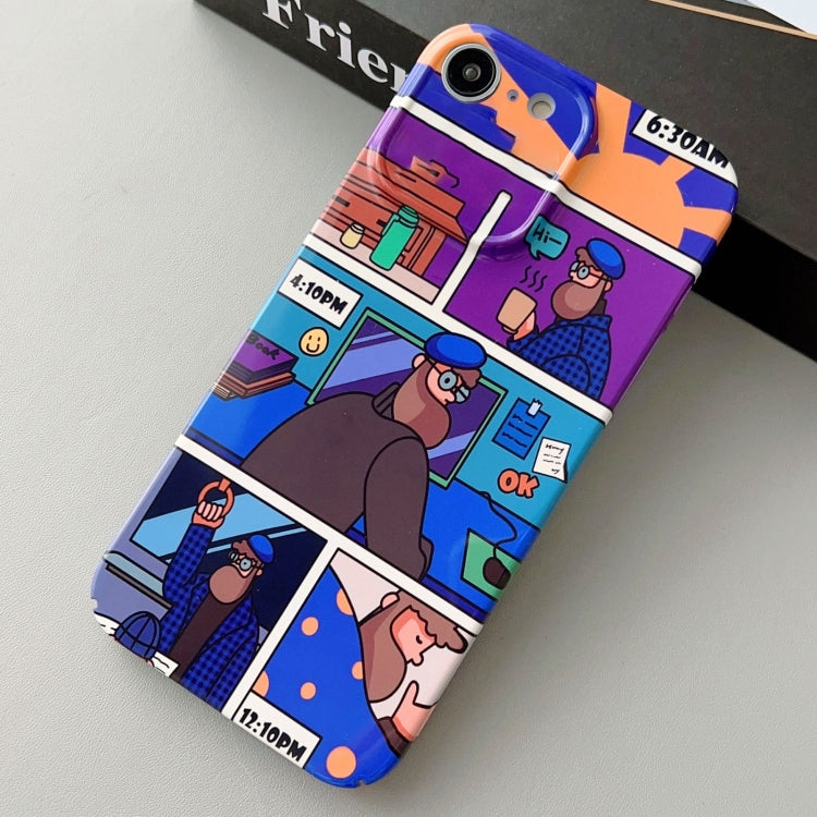 For iPhone SE 2022 / 2020 / 8 / 7 Painted Pattern Precise Hole PC Phone Case(Working Uncle) - free shipping - PMC TechLife - Order now!