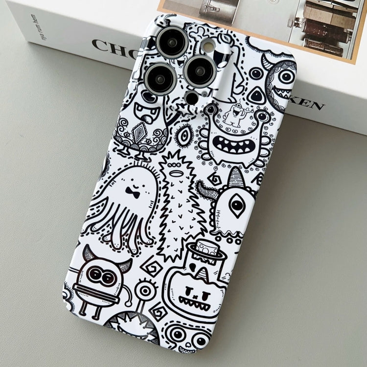 For iPhone 13 Pro Max Painted Pattern Precise Hole PC Phone Case(Bottle Monster) - iPhone 13 Pro Max Cases by PMC Jewellery | Online Shopping South Africa | PMC Jewellery