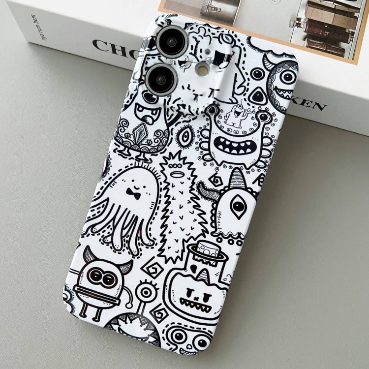 For iPhone 11 Painted Pattern Precise Hole PC Phone Case(Bottle Monster) - iPhone 11 Cases by PMC TechLife | Online Shopping South Africa | PMC TechLife