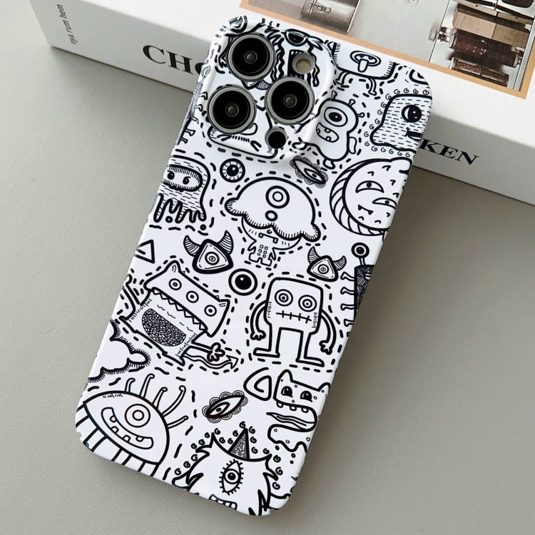 For iPhone 11 Pro Painted Pattern Precise Hole PC Phone Case(Block Monster) - iPhone 11 Pro Cases by PMC TechLife | Online Shopping South Africa | PMC TechLife