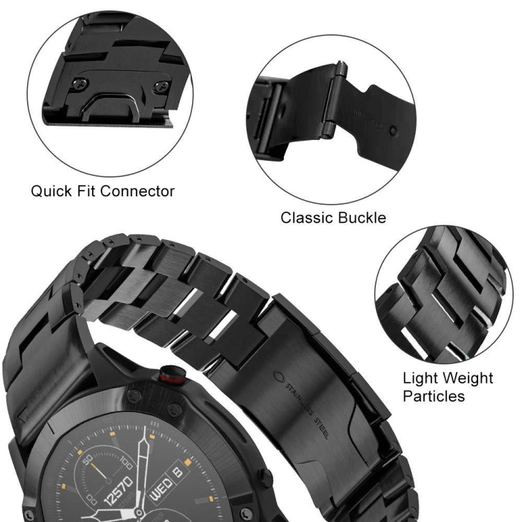Compatible with Garmin Fenix 7 Pro 51mm Titanium Alloy Quick Release Watch Band(Titanium Gray) - free shipping - PMC TechLife - Order now!