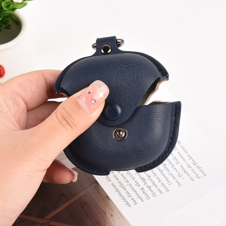 For Samsung Galaxy Buds Live / Pro Leather TWS Earphone Protective Case with Hook(Green) - Samsung Earphone Case by PMC TechLife | Online Shopping South Africa | PMC TechLife