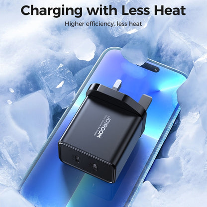 JOYROOM TCF09 40W Dual USB-C / Type-C 2PD Mini Intelligent Fast Charger(UK Plug) - USB Charger by JOYROOM | Online Shopping South Africa | PMC Jewellery