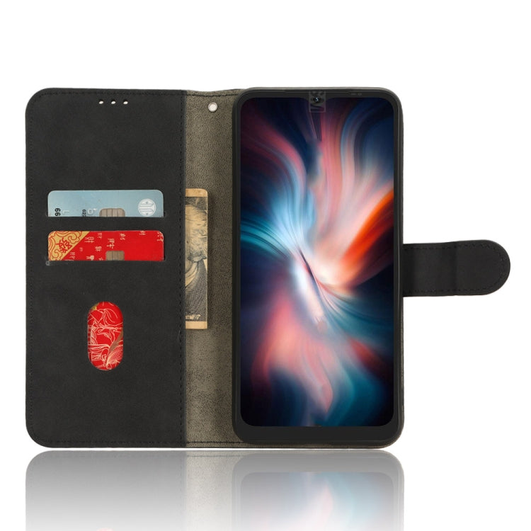 For UMIDIGI C2 / C1 / C1 Max Skin Feel Magnetic Flip Leather Phone Case(Black) - More Brand by PMC TechLife | Online Shopping South Africa | PMC TechLife | Buy Now Pay Later Mobicred