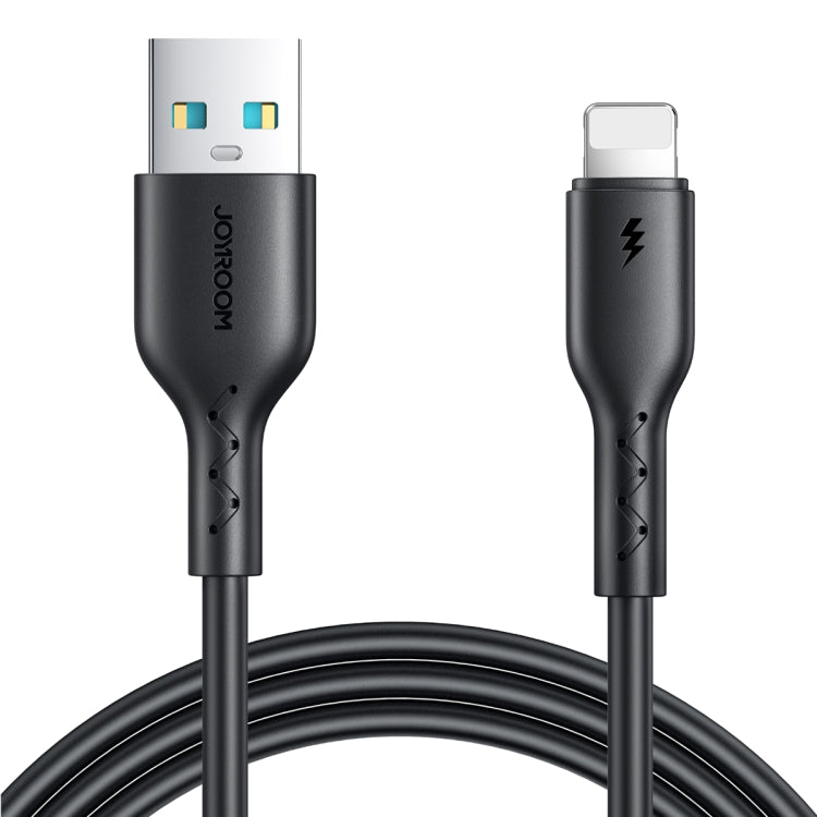 JOYROOM SA26-AL3 Flash Charge Series 3A USB to 8 Pin Fast Charging Data Cable, Cable Length:1m(Black) - Normal Style Cable by JOYROOM | Online Shopping South Africa | PMC TechLife | Buy Now Pay Later Mobicred