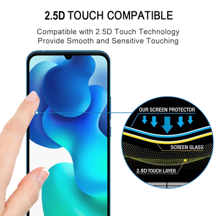 For Xiaomi Mi 10 Lite 25 PCS 3D Curved Edge Full Screen Tempered Glass Film(Black) -  by PMC TechLife | Online Shopping South Africa | PMC TechLife