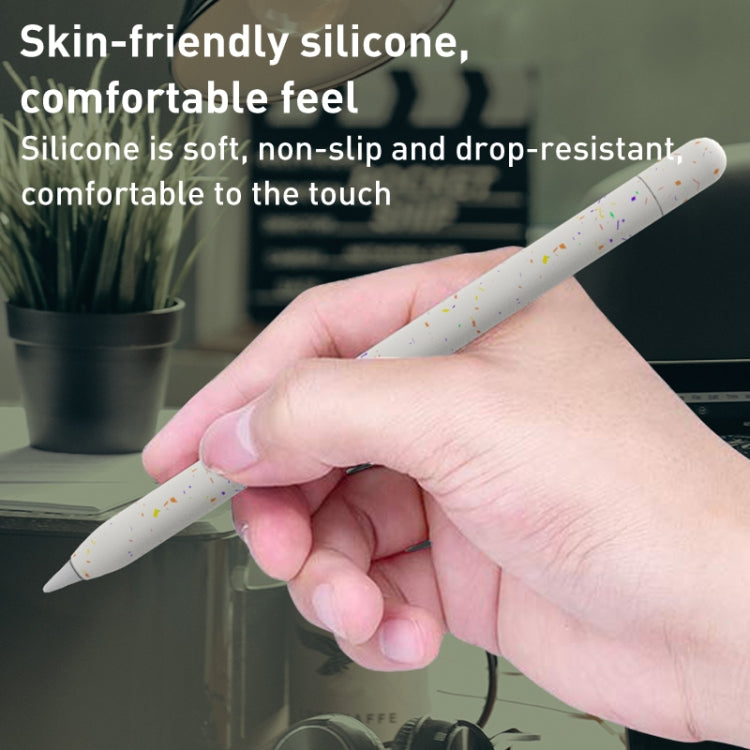 For Apple Pencil 2 LOVE MEI Luminous Silicone Protective Pen Case(Green) - Pencil Accessories by LOVE MEI | Online Shopping South Africa | PMC TechLife