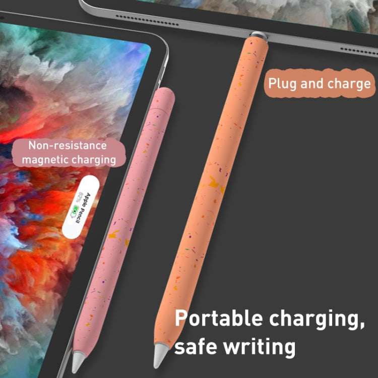 For Apple Pencil 2 LOVE MEI Luminous Silicone Protective Pen Case(Green) - Pencil Accessories by LOVE MEI | Online Shopping South Africa | PMC TechLife