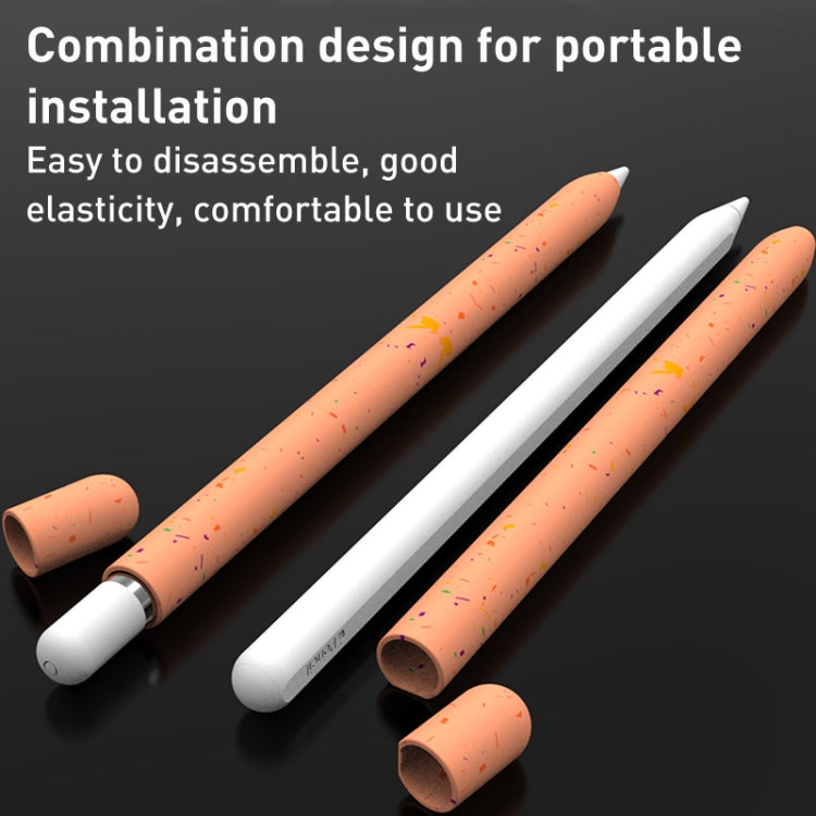 For Apple Pencil 1 LOVE MEI Luminous Silicone Protective Pen Case(Green) - Pencil Accessories by LOVE MEI | Online Shopping South Africa | PMC TechLife