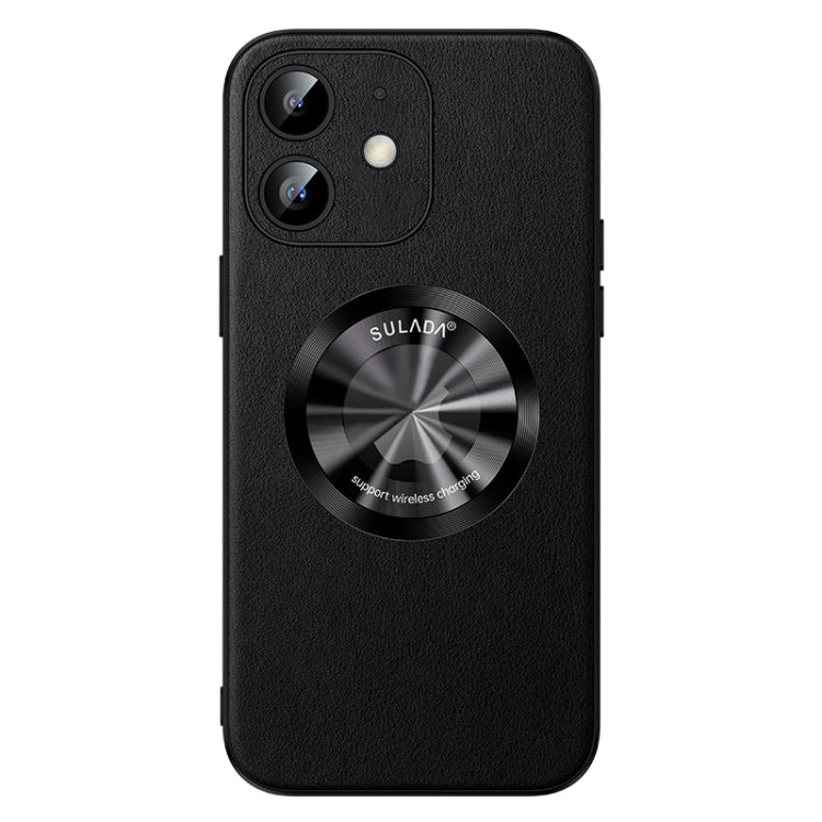 For iPhone 12 SULADA Microfiber Leather MagSafe Magnetic Phone Case(Black) - iPhone 12 / 12 Pro Cases by SULADA | Online Shopping South Africa | PMC TechLife