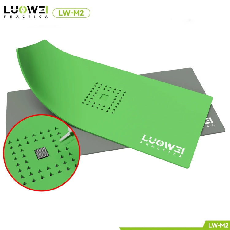 Luowei LW-M2 Multi-function Microscope Repair Silicone Pad Tin Planting Platform(Grey) - free shipping - PMC TechLife - Order now!