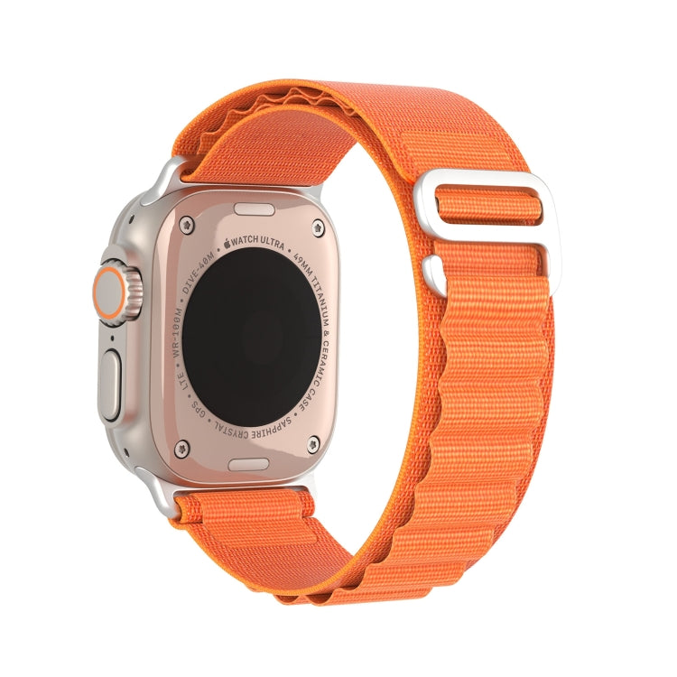 For Apple Watch Ultra 2 49mm DUX DUCIS GS Series Nylon Loop Watch Band(Orange) - Watch Bands by DUX DUCIS | Online Shopping South Africa | PMC TechLife | Buy Now Pay Later Mobicred
