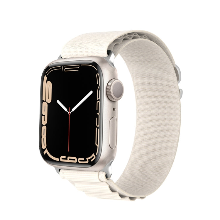 For Apple Watch SE 2023 40mm DUX DUCIS GS Series Nylon Loop Watch Band(Starlight) - Watch Bands by DUX DUCIS | Online Shopping South Africa | PMC TechLife | Buy Now Pay Later Mobicred