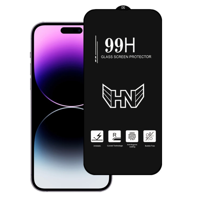 For iPhone 15 Pro Max High Aluminum Large Arc Full Screen Tempered Glass Film - iPhone 15 Pro Max Tempered Glass by PMC TechLife | Online Shopping South Africa | PMC TechLife | Buy Now Pay Later Mobicred